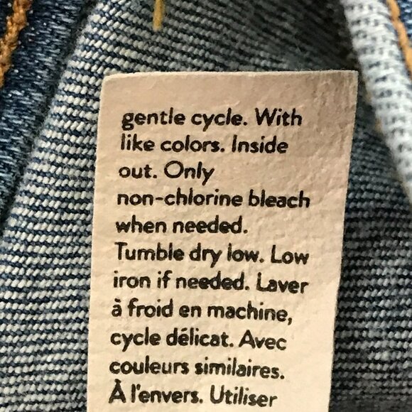 Spanx Ankle Straight Jeans Women S Blue Mid Rise Pockets Pull On Sculping 18014 - Picture 13 of 14